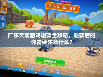 广东天宸游戏退款全攻略,退款后的你需要注意什么?