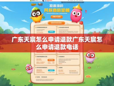 广东天宸退款申请流程详解