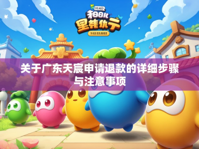 关于广东天宸申请退款的详细步骤与注意事项