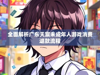 全面解析广东天宸未成年人游戏消费退款流程