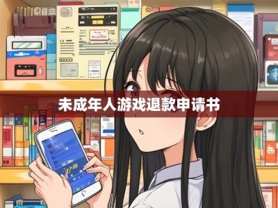 未成年人游戏退款申请书