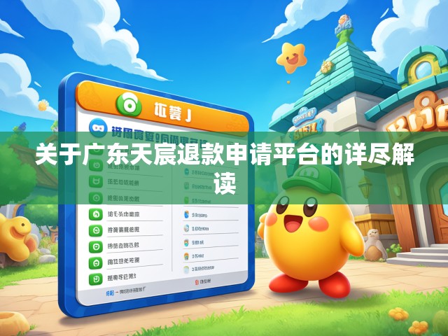 关于广东天宸退款申请平台的详尽解读